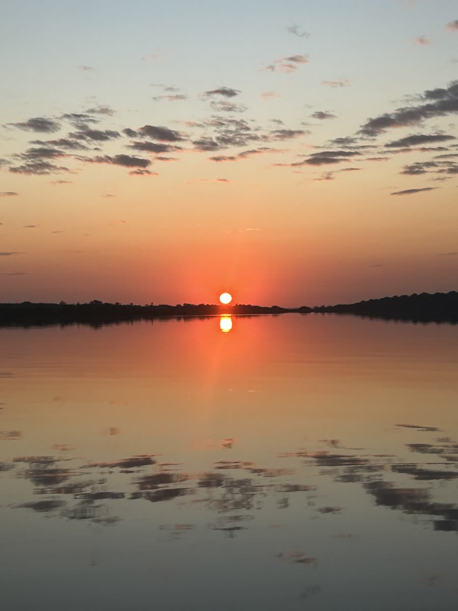 Sunset over the Rio Negro